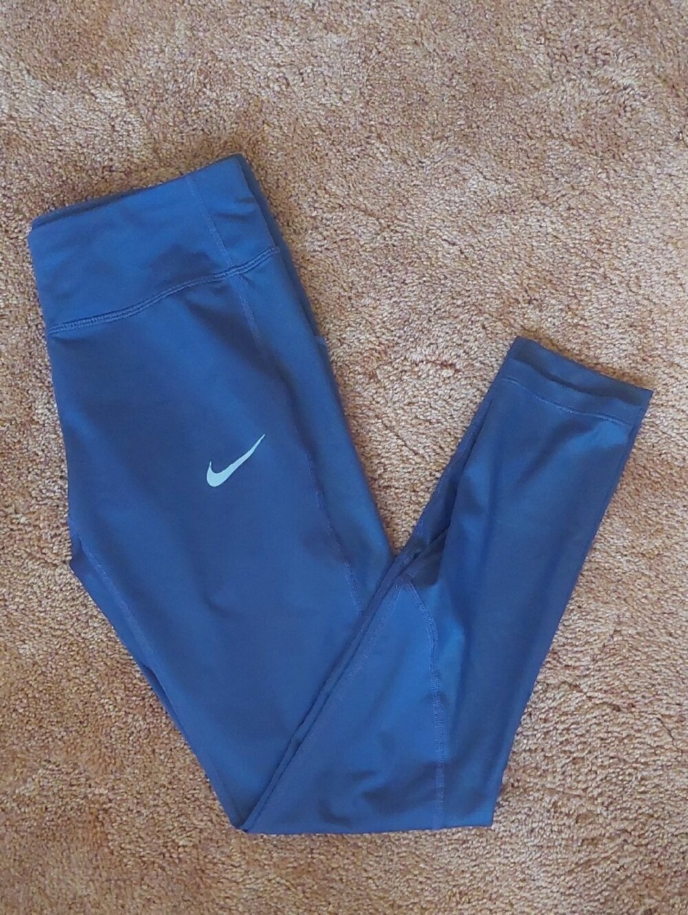 Nike Gray Training Leggings with Reflective Swoosh